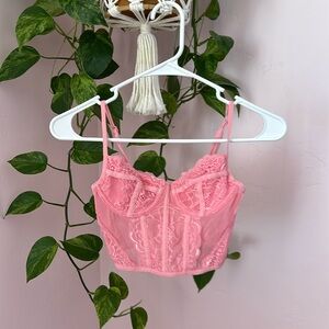 TILLY’S - Pink corset top